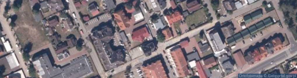 Zdjęcie satelitarne Miedzywodzie church 2009