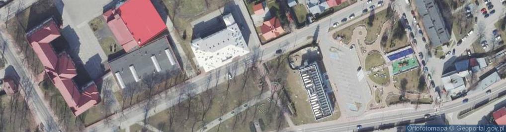 Zdjęcie satelitarne Mielec-synagoga-miejsce