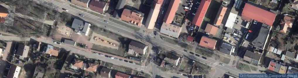 Zdjęcie satelitarne Mierzyn (powiat policki) kosciol 1