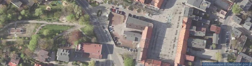 Zdjęcie satelitarne Mikołów - Ratusz