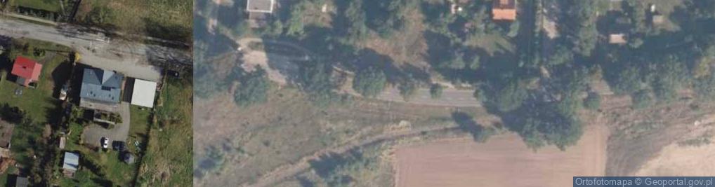 Zdjęcie satelitarne Mikoszewo dom podcieniowy front