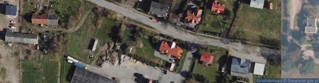 Zdjęcie satelitarne Mikoszewo kosciol wnetrze