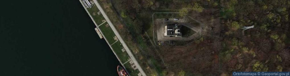 Zdjęcie satelitarne Military area Westerplatte