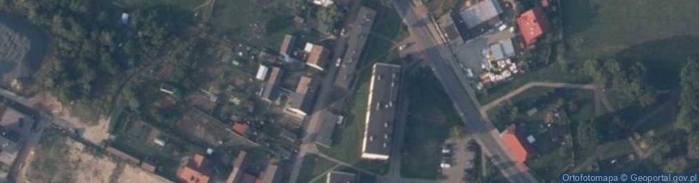 Zdjęcie satelitarne Miroslawiec church