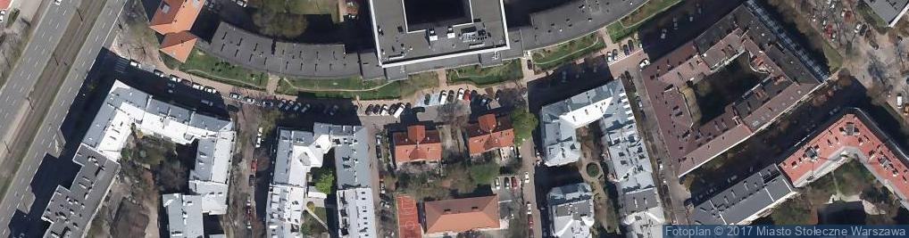 Zdjęcie satelitarne Mochnackiego 10 dom technika