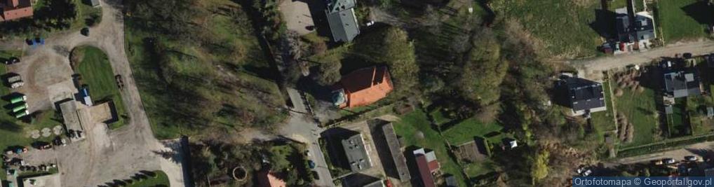 Zdjęcie satelitarne Morasko church