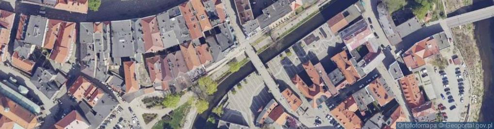 Zdjęcie satelitarne Most gotycki w Kłodzku, św. Wacław