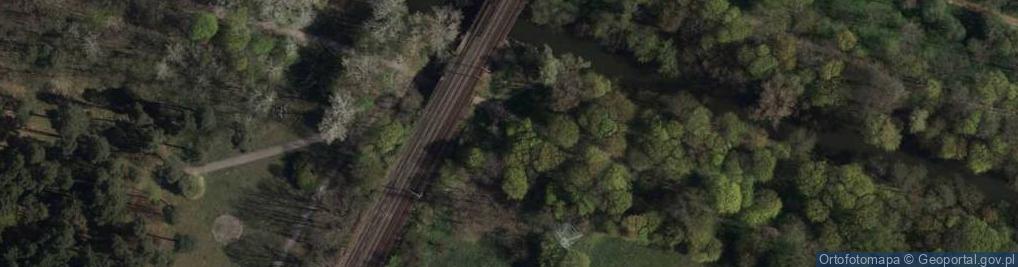 Zdjęcie satelitarne Most kolejowy nad starym kanałem 1