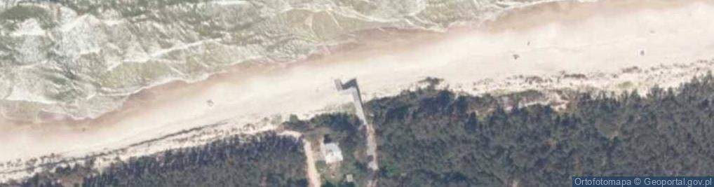 Zdjęcie satelitarne Mrzezyno east beach 2010-05 B