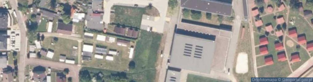 Zdjęcie satelitarne Mrzeżyno - otwarcie hali sportowej