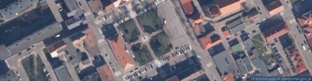 Zdjęcie satelitarne Myslibórz rynek
