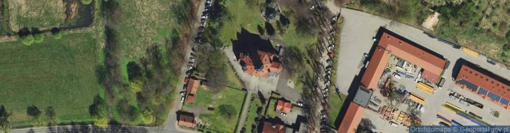 Zdjęcie satelitarne Nakło Śląskie - Kościół 01