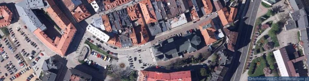Zdjęcie satelitarne Nepomucen przeniesiony ze Starego Rynku (B-B)