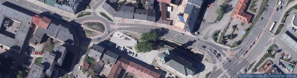 Zdjęcie satelitarne Niwka.Bielsko-Biała