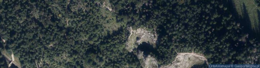 Zdjęcie satelitarne Nosal, Dlugi Giewont i Krokiew