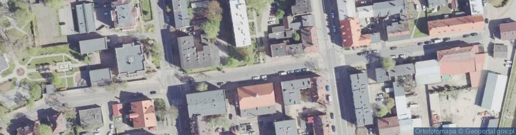 Zdjęcie satelitarne Nowa sól dawny ratusz