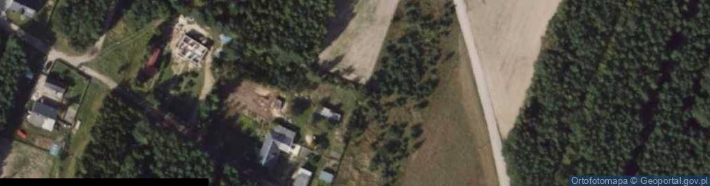 Zdjęcie satelitarne Nowiny Brdowskie - Przydrożna kapliczka