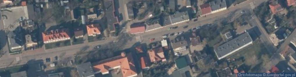 Zdjęcie satelitarne Nowogard - dom przy Wojska Polskiego