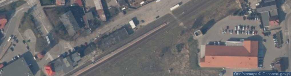 Zdjęcie satelitarne Nowogard Stacja Kolejowa