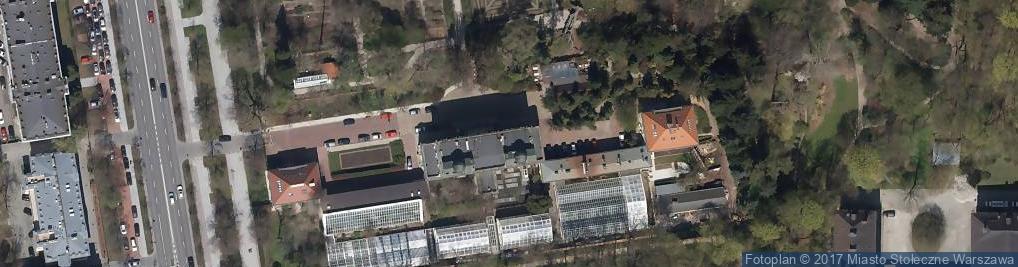 Zdjęcie satelitarne Obserwatorium UW winda
