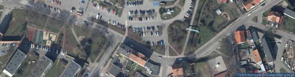Zdjęcie satelitarne Obwodnica Goleniowa (droga krajowa nr 3)