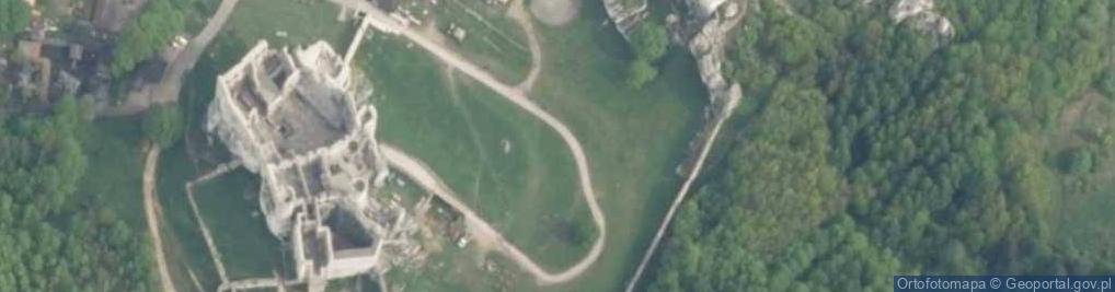 Zdjęcie satelitarne Ogrodzieniec-Zamek-Tamerlan
