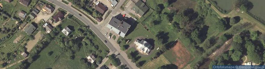 Zdjęcie satelitarne Olszanica kościół