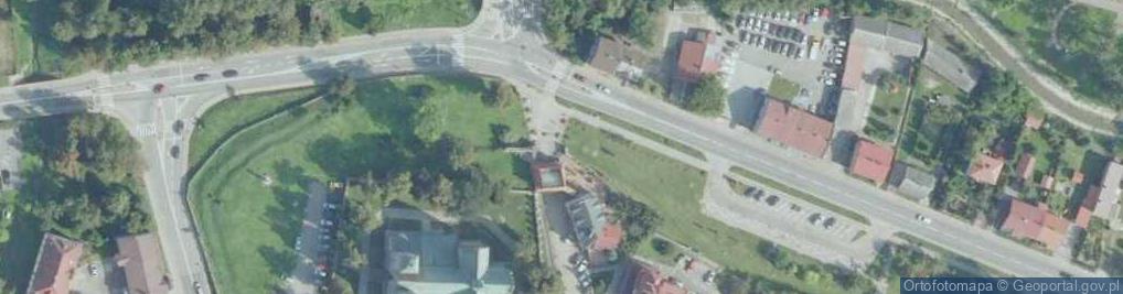 Zdjęcie satelitarne Opatow, brama warszawska