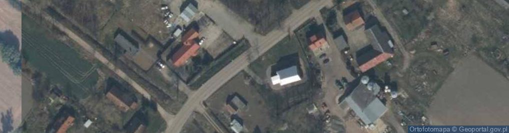 Zdjęcie satelitarne Orlowo cm mennonitow nagrobek 1