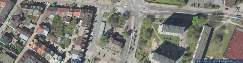 Zdjęcie satelitarne Ostroleka-biblioteka