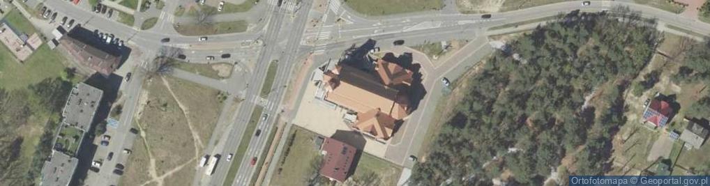 Zdjęcie satelitarne Ostroleka-kosciol sw franciszka4