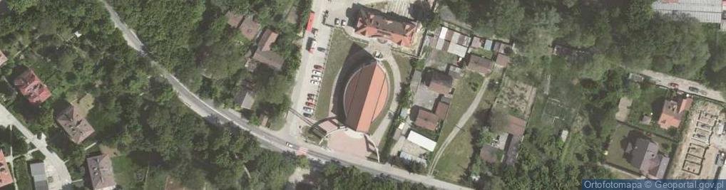 Zdjęcie satelitarne Our Lady of Consolation Church,15a Bulwarowa street,Nowa Huta,Krakow,Poland