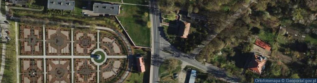 Zdjęcie satelitarne Owińska szpital
