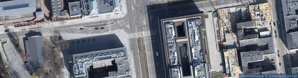 Zdjęcie satelitarne Pałac Izraela Poznańskiego Łódź front