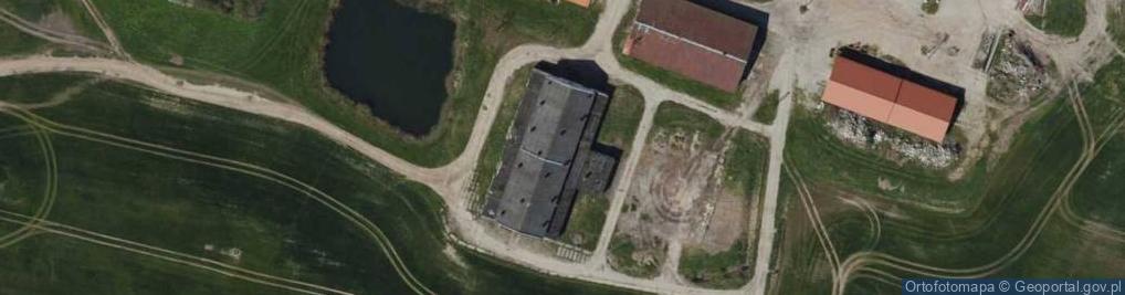 Zdjęcie satelitarne Pałac w Łojdach (tył i park)
