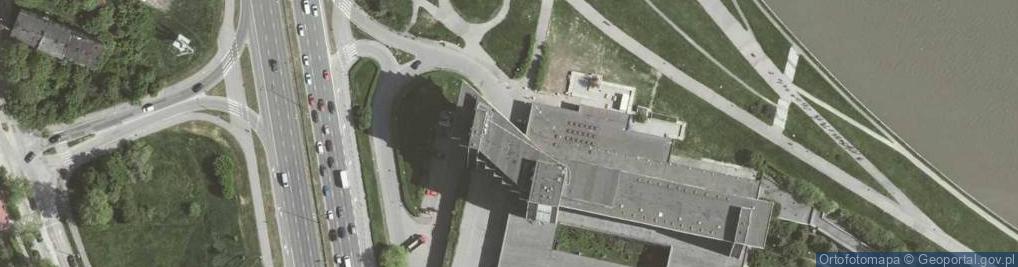 Zdjęcie satelitarne Panorama Krakowa z Hotelu Forum