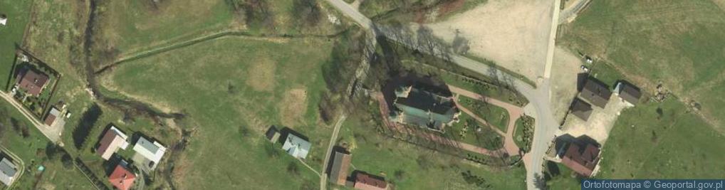 Zdjęcie satelitarne Parish church Łużna (12)