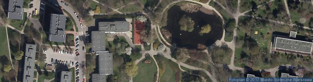 Zdjęcie satelitarne Park Malickiego staw