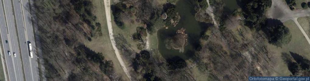 Zdjęcie satelitarne Park Poniatowskiego 1 Łódź