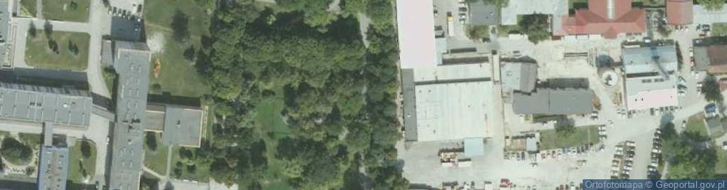 Zdjęcie satelitarne Park zdrojowy Busko Zdroj