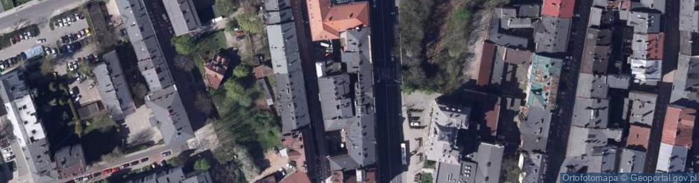 Zdjęcie satelitarne Parochet Bielsko - pochodzacy z synagogi Maharszala
