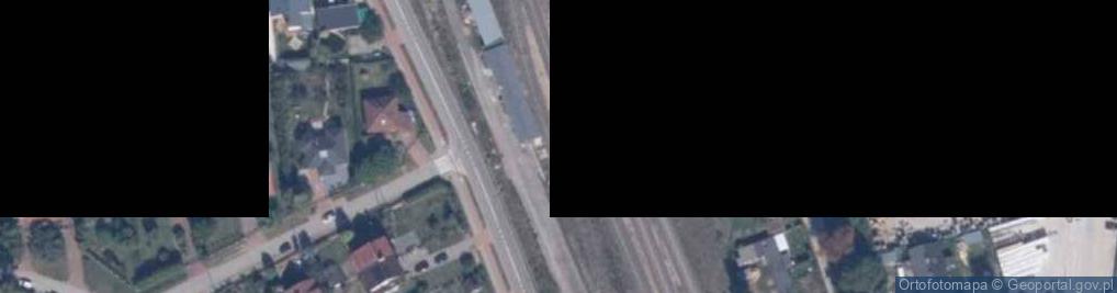 Zdjęcie satelitarne Peron PKP w Miastku ubt