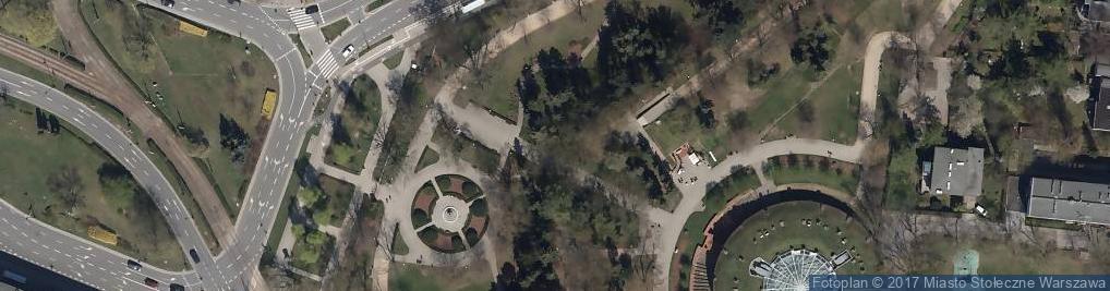 Zdjęcie satelitarne Picea pungens Zeromskiego 1