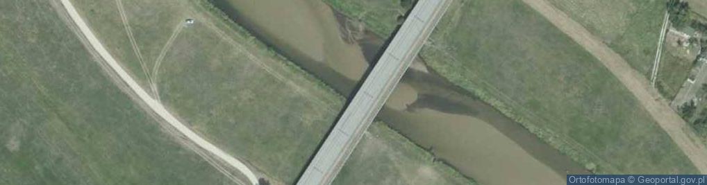 Zdjęcie satelitarne Pinczow rzeka nida 13.08.08 pl