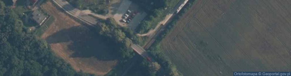 Zdjęcie satelitarne PKP przystanek kolejowy Pępowo Kartuskie 02