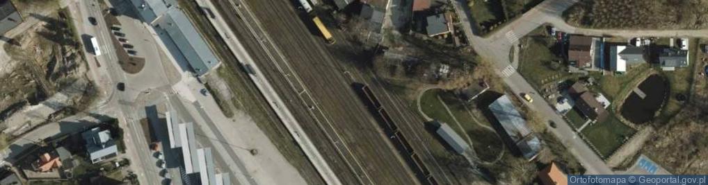 Zdjęcie satelitarne PKP stacja kolejowa Kościerzyna01