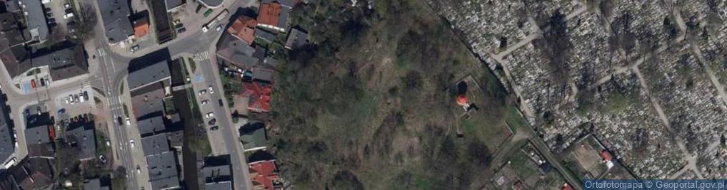 Zdjęcie satelitarne PL Kamienna Góra, centrum miasta