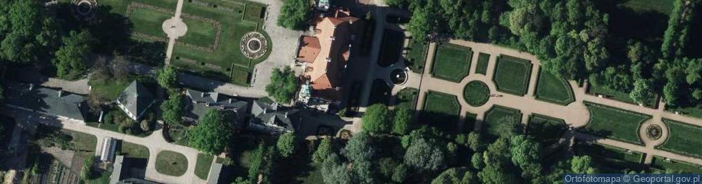 Zdjęcie satelitarne PL - Kozlowka palace - putti - Kroton