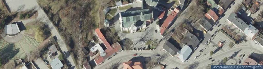 Zdjęcie satelitarne PL kraśnik Kościół parafialny pw. WNMP