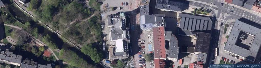 Zdjęcie satelitarne Pl. Ratuszowy w Bielsku-Białej